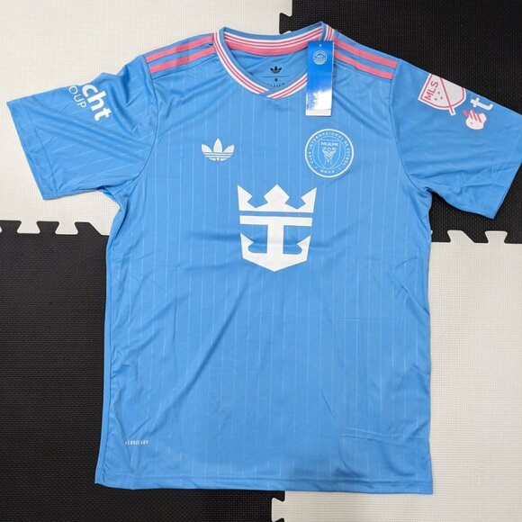 Messi #10 Inter Miami CF 25/26 Third Aqua Adidas Jersey - Picture 1 of 11